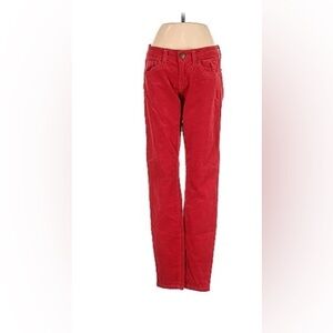 CAbi red corduroy trousers. Size 12, stretchy